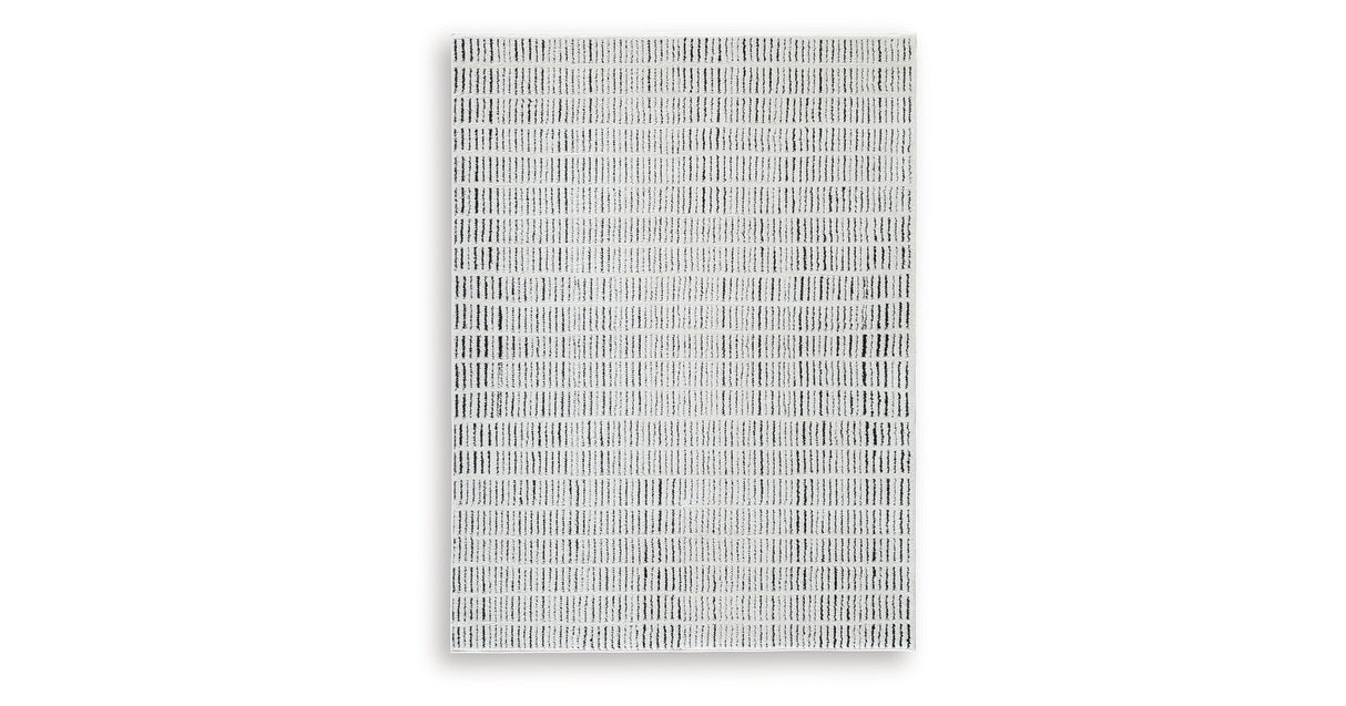 Turinwith Ivory/Black Medium Rug from Ashley - Luna Furniture