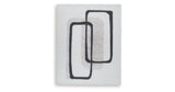 Davismour Ivory/Taupe/Charcoal Large Rug from Ashley Furniture - Luna Furniture