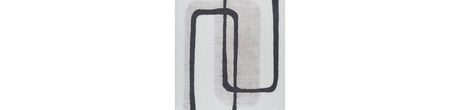 Davismour Ivory/Taupe/Charcoal Large Rug from Ashley - Luna Furniture