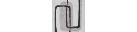 Davismour Ivory/Taupe/Charcoal Medium Rug from Ashley - Luna Furniture