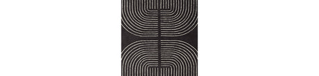 Eldonmore Black/Ivory Large Rug from Ashley - Luna Furniture