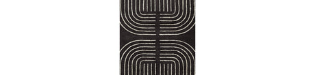 Eldonmore Black/Ivory Medium Rug from Ashley - Luna Furniture