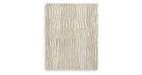 Corrbell Beige/White Large Rug from Ashley Furniture - Luna Furniture