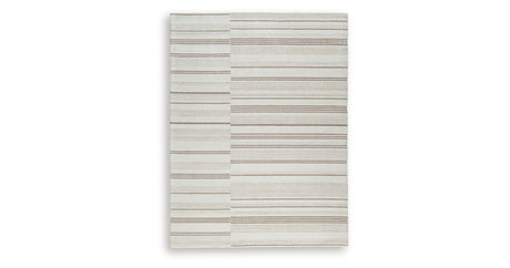 Gadence Ivory/Tan Large Rug from Ashley Furniture - Luna Furniture