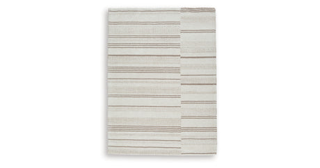 Gadence Ivory/Tan Medium Rug from Ashley Furniture - Luna Furniture