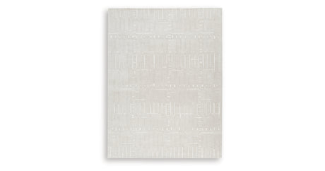 Wolbert Tan/Ivory Large Rug from Ashley - Luna Furniture