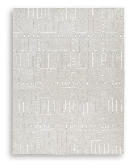 Wolbert Tan/Ivory Large Rug from Ashley - Luna Furniture