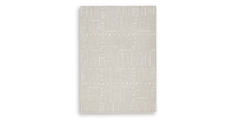 Wolbert Tan/Ivory Medium Rug from Ashley - Luna Furniture