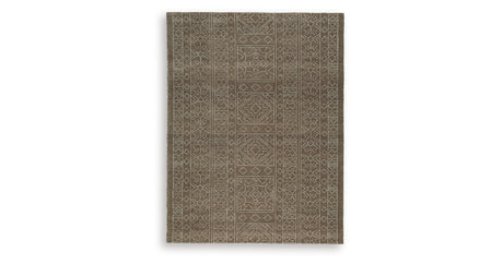 Merrittman Brown/Ivory Large Rug from Ashley Furniture - Luna Furniture