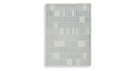 Dylanton Ivory/Blue Medium Rug from Ashley - Luna Furniture