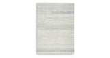 Genemost Ivory/Blue Medium Rug from Ashley Furniture - Luna Furniture