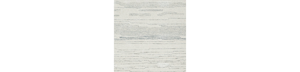 Genemost Ivory/Blue Medium Rug from Ashley Furniture - Luna Furniture