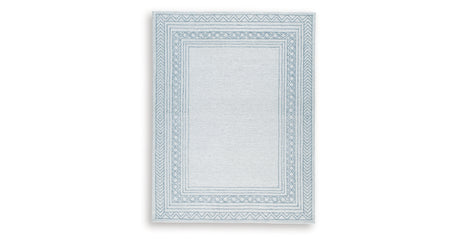 Azelhurst Blue/Ivory/Gray Large Rug from Ashley - Luna Furniture