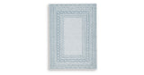 Azelhurst Blue/Ivory/Gray Medium Rug from Ashley - Luna Furniture