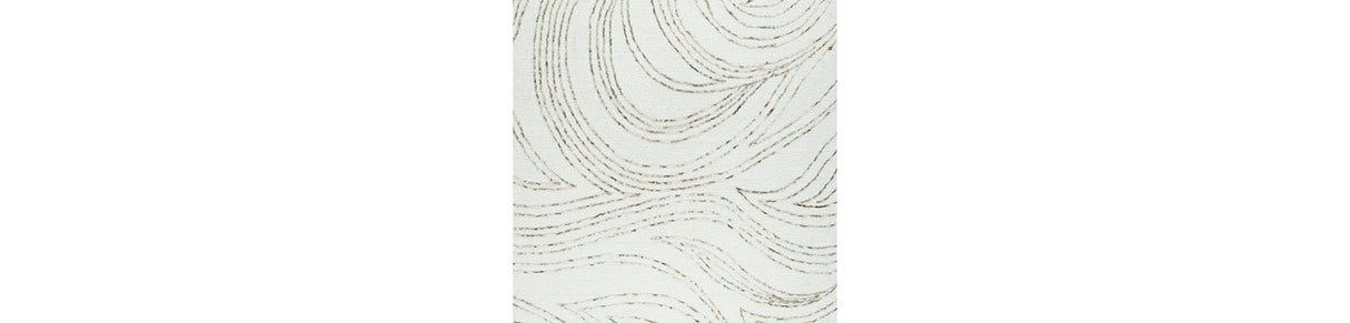 Deenbury Ivory/Green/Brown Large Rug from Ashley Furniture - Luna Furniture
