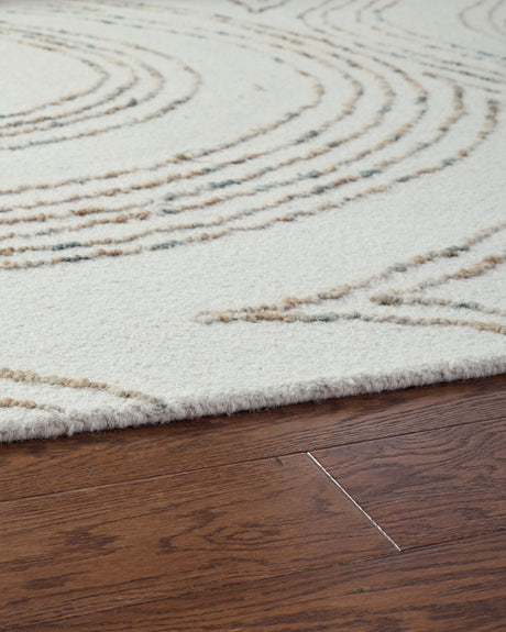 Deenbury Ivory/Green/Brown Medium Rug from Ashley - Luna Furniture