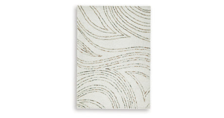 Deenbury Ivory/Green/Brown Medium Rug from Ashley - Luna Furniture