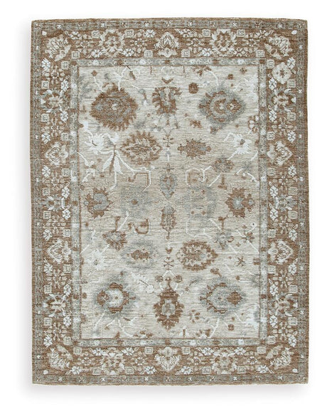 Ainswick Brown/Beige/Gray Memory Foam Medium Rug from Ashley - Luna Furniture