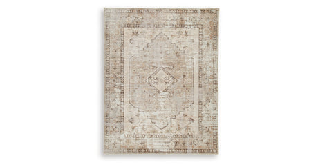 Livdon Brown/Beige/Gray Washable Large Rug from Ashley Furniture - Luna Furniture