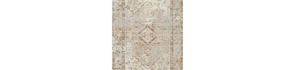 Livdon Brown/Beige/Gray Washable Medium Rug from Ashley - Luna Furniture