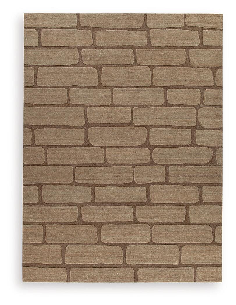 Orest Brown Extra Large Rug from Ashley Furniture - Luna Furniture