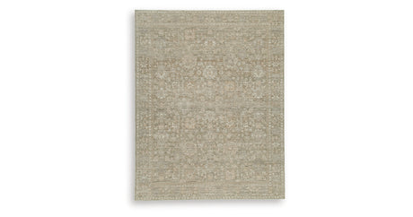 Neroham Gray/Brown/Cream Large Rug from Ashley Furniture - Luna Furniture