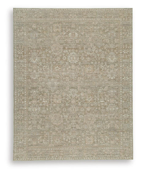 Neroham Gray/Brown/Cream Large Rug from Ashley Furniture - Luna Furniture