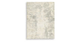 Raif Gray/White/Cream Large Rug from Ashley - Luna Furniture