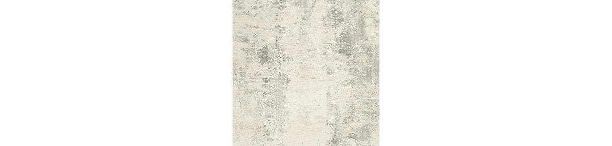 Raif Gray/White/Cream Large Rug from Ashley - Luna Furniture