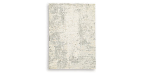 Raif Gray/White/Cream Medium Rug from Ashley Furniture - Luna Furniture