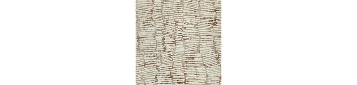 Uduak Cream/Tan/Rust Large Rug from Ashley - Luna Furniture