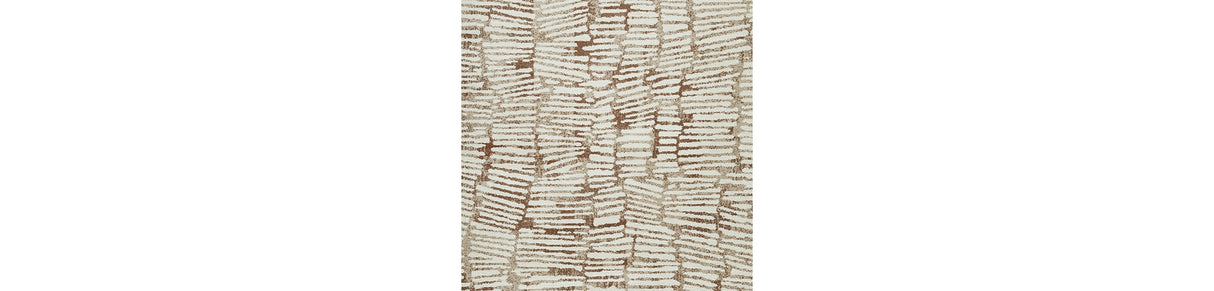 Uduak Cream/Tan/Rust Medium Rug from Ashley - Luna Furniture