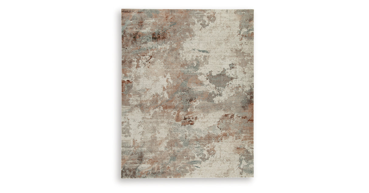 Jadenburg Cream/Gray/Sienna Large Rug from Ashley - Luna Furniture