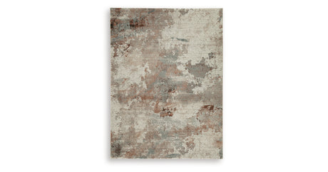Jadenburg Cream/Gray/Sienna Medium Rug from Ashley Furniture - Luna Furniture