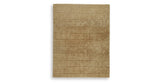 Luzmont Golden Brown Large Rug from Ashley - Luna Furniture