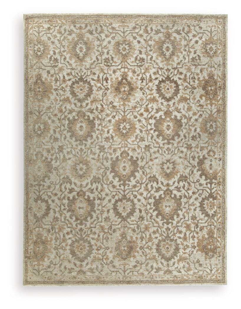 Sableridge Ivory/Taupe/Camel Extra Large Rug from Ashley Furniture - Luna Furniture