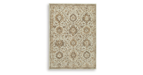 Sableridge Ivory/Taupe/Camel Medium Rug from Ashley Furniture - Luna Furniture