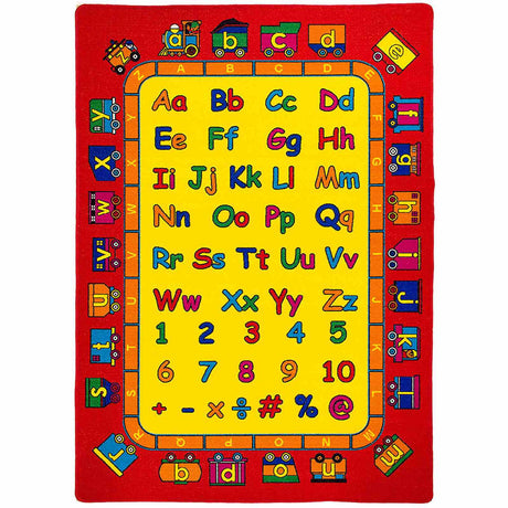 Abbey Red Area Rug from Furniture of America - Luna Furniture