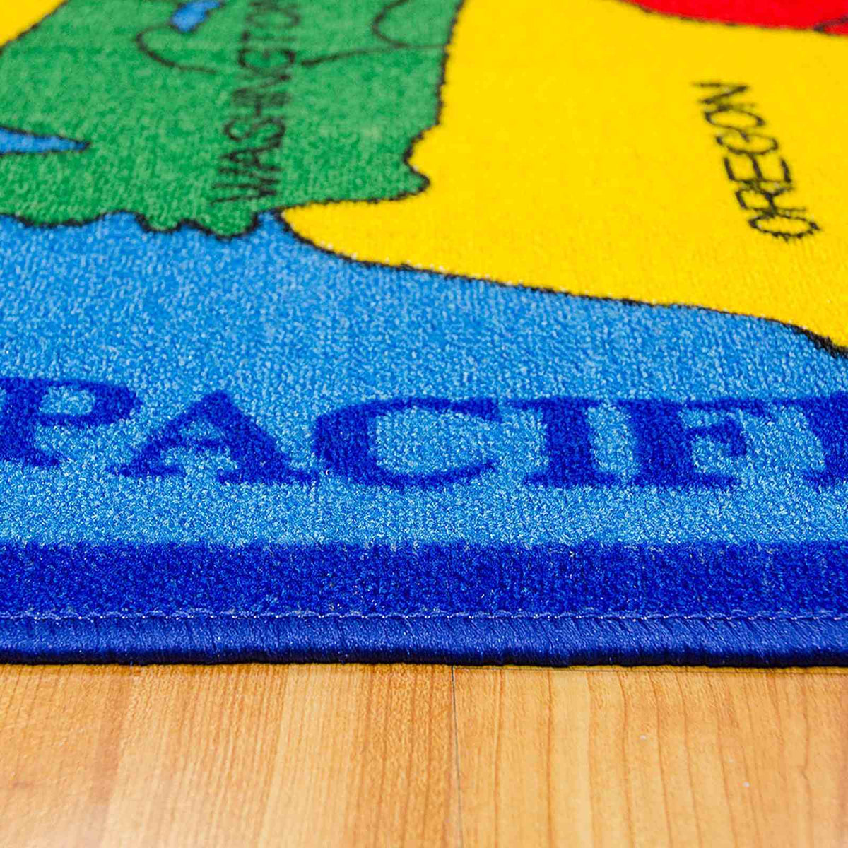 Abbey US Map Area Rug from Furniture of America - Luna Furniture