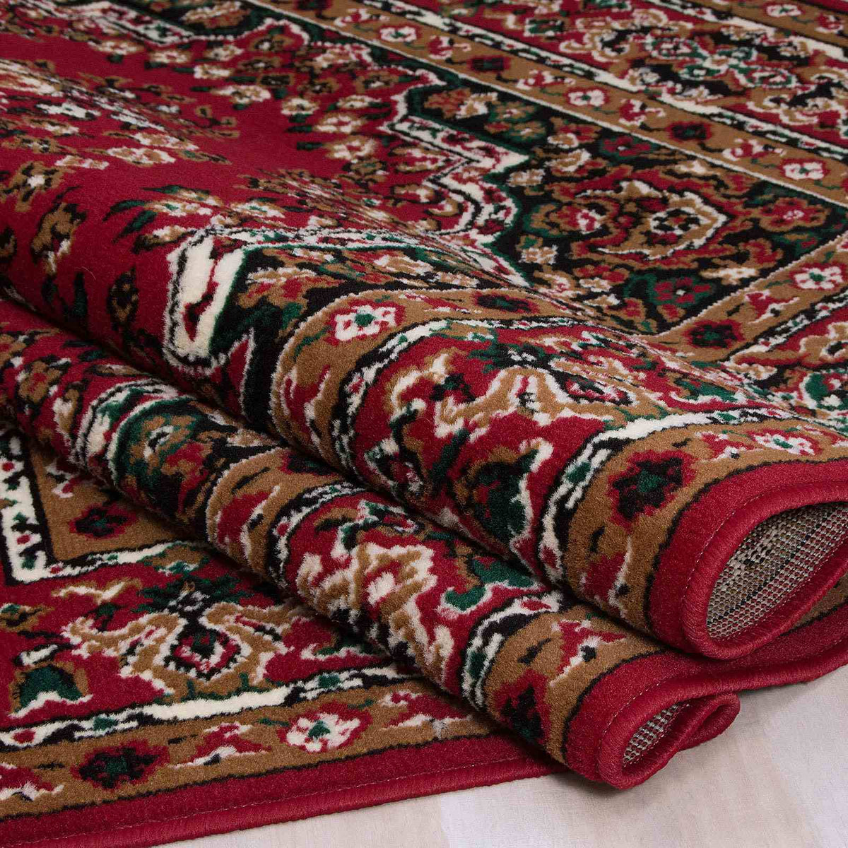Shinta Red Area Rug from Furniture of America - Luna Furniture