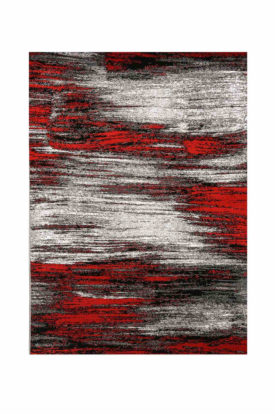 Sivas Gray/Red Area Rug Medium from Furniture of America - Luna Furniture