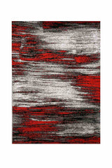 Sivas Gray/Red Area Rug Small from Furniture of America - Luna Furniture