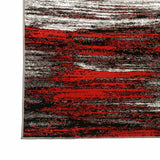 Sivas Gray/Red Area Rug Small from Furniture of America - Luna Furniture
