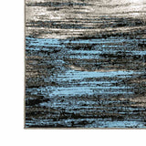 Sivas Gray/Blue Area Rug Medium from Furniture of America - Luna Furniture
