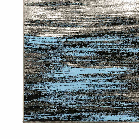 Sivas Gray/Blue Medium Area Rug from Furniture of America - Luna Furniture