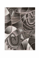 Sivas Gray/Black Area Rug Medium from Furniture of America - Luna Furniture