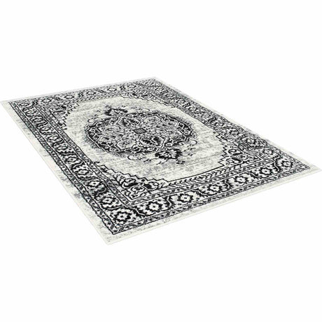 Serang Gray/Black Area Rug from Furniture of America - Luna Furniture