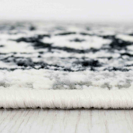 Serang Gray/Black Area Rug from Furniture of America - Luna Furniture
