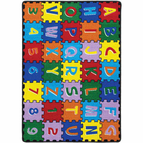 Abbey Alphabet/Multi Area Rug from Furniture of America - Luna Furniture