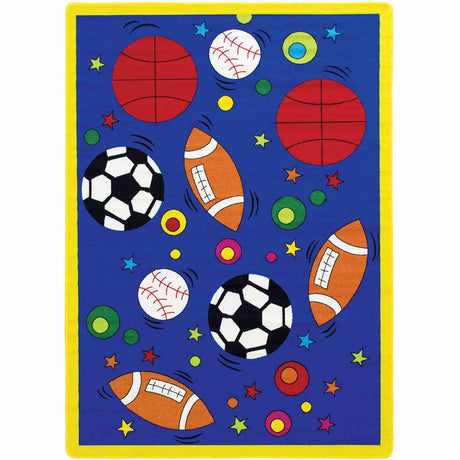 Abbey Multi Sports Area Rug from Furniture of America - Luna Furniture